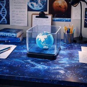3D Earth Globe Note/Memo Pad, Artistic Desk Decor w/box